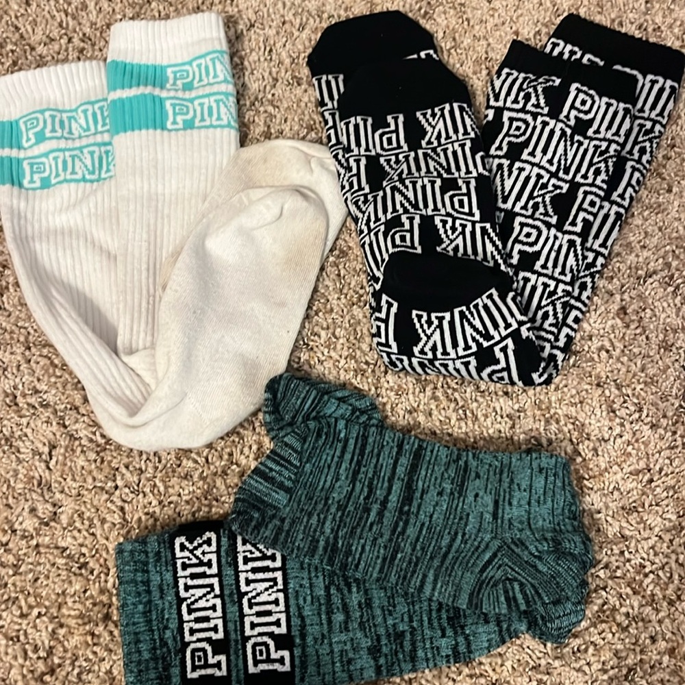 PINK long socks